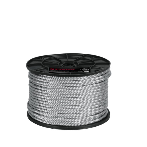 [CAB-1/4R] Cable rÌgido de acero 1/4', 7X7, 75 m  FIERO  44207