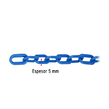 [CAPL-5Z] Cadena de pl·stico de 5mm, azul                 44173  FIERO  
