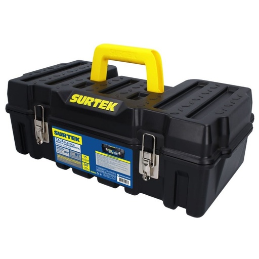 [CPSC20] Caja portaherramientas plástica 21" compacta con broches metálicos Surtek
