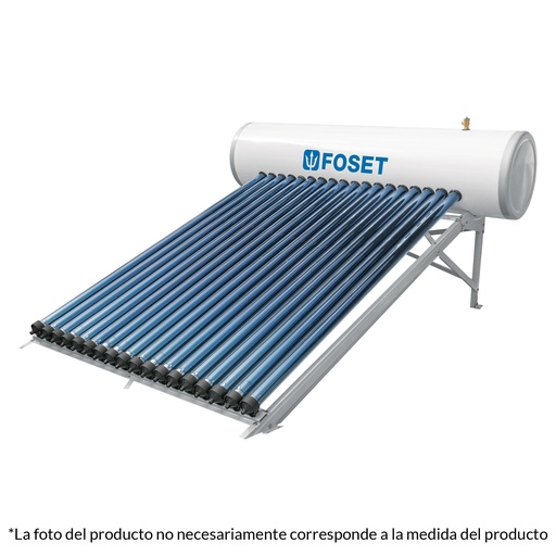 [CALE-12HS] Calentador Solar Heat Pipe, 150L, 12 tubos, 4 personas  49965  FOSET 