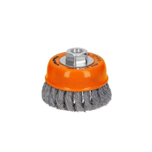 [18CT35M] Carda copa trenzada 3"x0.50 M14