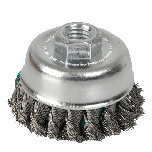 [141735] Carda de copa ondulada  4"x 0.35 r5/8-11