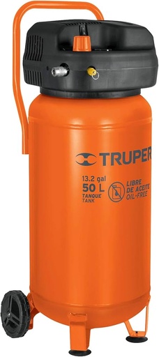 [COMP-50S] Compresor de aire libre de aceite, 50 L