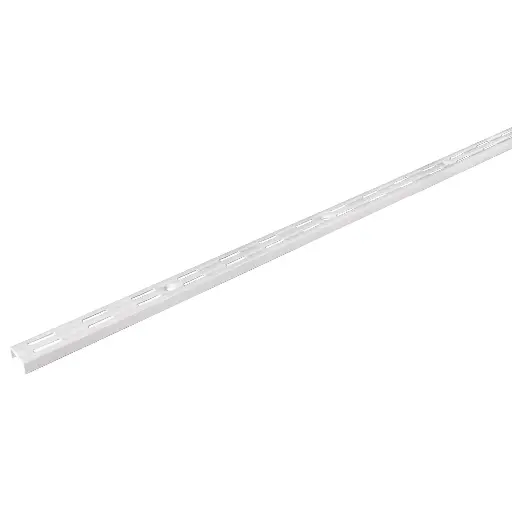 [SOMO-15CD] Cremallera doble blanca para mÈnsulas planas, 1.5m