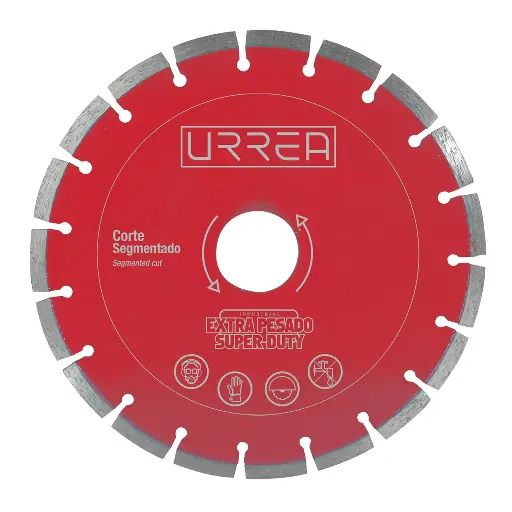 [DDES7] Disco de diamante uso extra pesado corte segmentado 7"