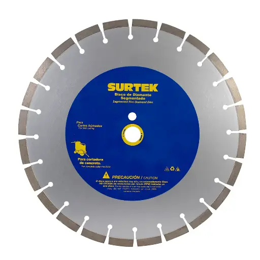 [123474] Disco diamante segmentado para cortadora de concreto 16"
