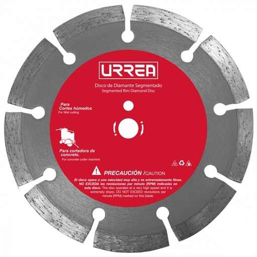 [DDIS18] Disco diamante segmentado para cortadora de concreto 18"