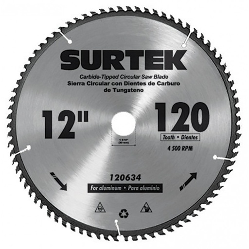 [120631] Disco para sierra circular 12" 60 dientes