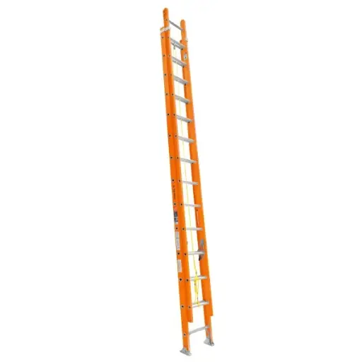 [ESE-228FV] Escalera de extensiÛn, tipo II, 28 peldaÒos, fibra de vidrio