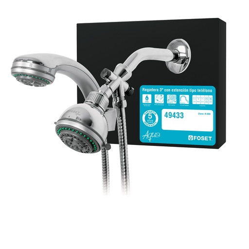 [EX-R-008] Exhibidor de regadera con extensiÛn tipo telÈfono, Aqua
