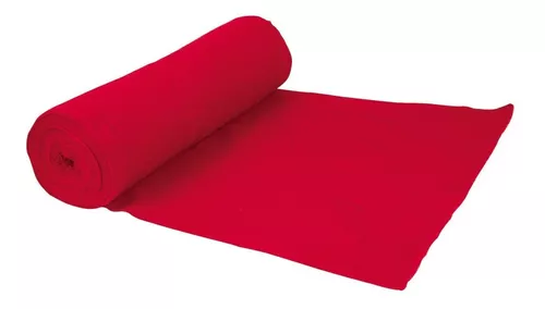 [FRA-50R] Franela de algodÛn, en rollo, 50 m, color rojo