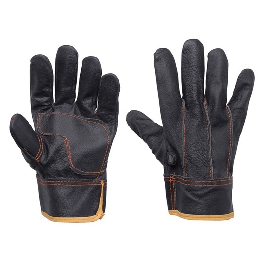 [144152] Guantes cortos de operador piel de res