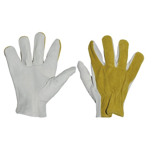 [137382] Guantes de piel de borrego y dorso de carnaza