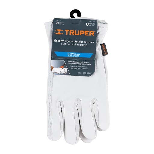 [GU-725] Guantes de piel de cabra, tipo operador