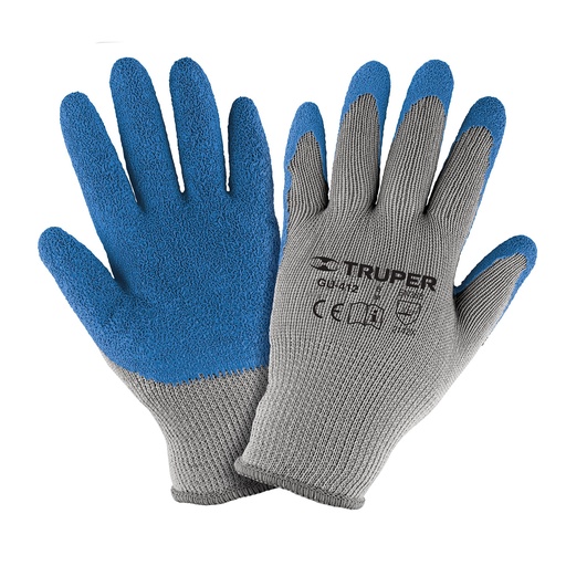 [GU-412] Guantes de poliÈster recubiertos de latex, medianos