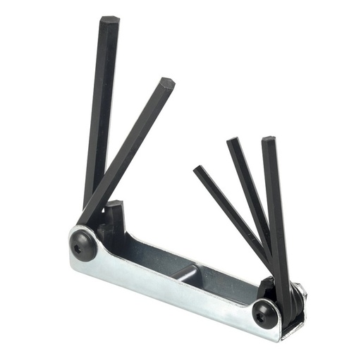 [4994] Juego de 5 llaves hexagonales tipo navaja 3/16"-3/8"