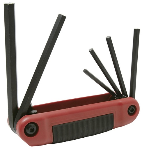 [4994B] Juego de 6 llaves hexagonales tipo navaja 5/32"-3/8"