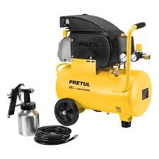 [COMP-KIT20P] Kit, compresor 20L, 2-1/2 HP,manguera PVC y pistola,Pretul