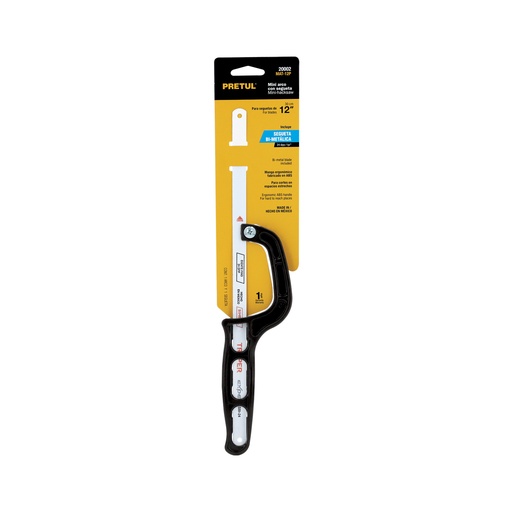 [MAT-12P] Mini arco de pl·stico para segueta 12', Pretul