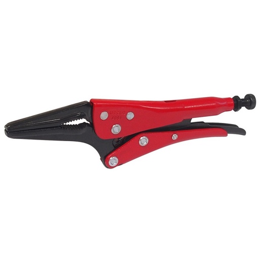 [4091] Pinza de presión nariz larga 6"uso pesado