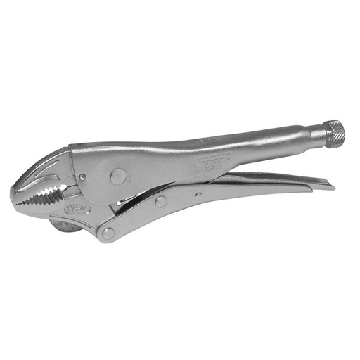 [292WR] Pinza de presión quijada curva con corta alambre 10" uso industrial