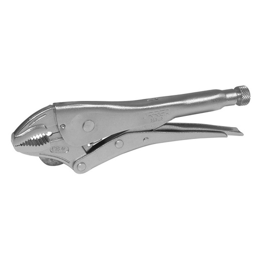 [294WR] Pinza de presión quijada curva con corta alambre 7" uso industrial