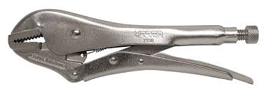 [293R] Pinza de presión quijada recta 10" uso industrial