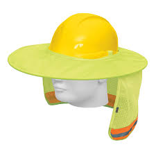 [PROCA-V] Protector solar plegable para casco, verde con reflejante