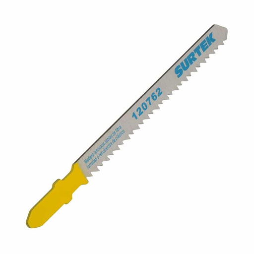 [120761] Segueta para sierra caladora 10 dientes por pulgada zanco "T" (5 piezas)