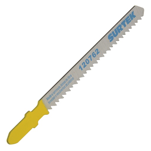 [120762] Segueta para sierra caladora 10 dientes por pulgada zanco "T" inv (5 piezas)