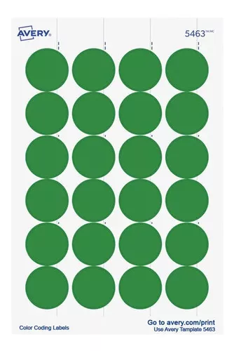 ETIQUETA VERDE CIRCULAR
