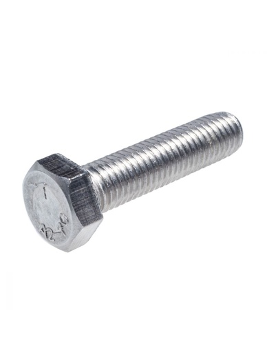 01-034-5X16 TORNILLO HEXAGONAL T304 INOXIDABLE MM CUERDA CORRIDA P0.80 5x16