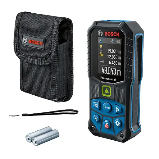 [1072-U00] GLB-50-12 Distanciometro Laser (0.5-50Mt) 2 X 1.5 V Lr03(Aaa) BOSCH 